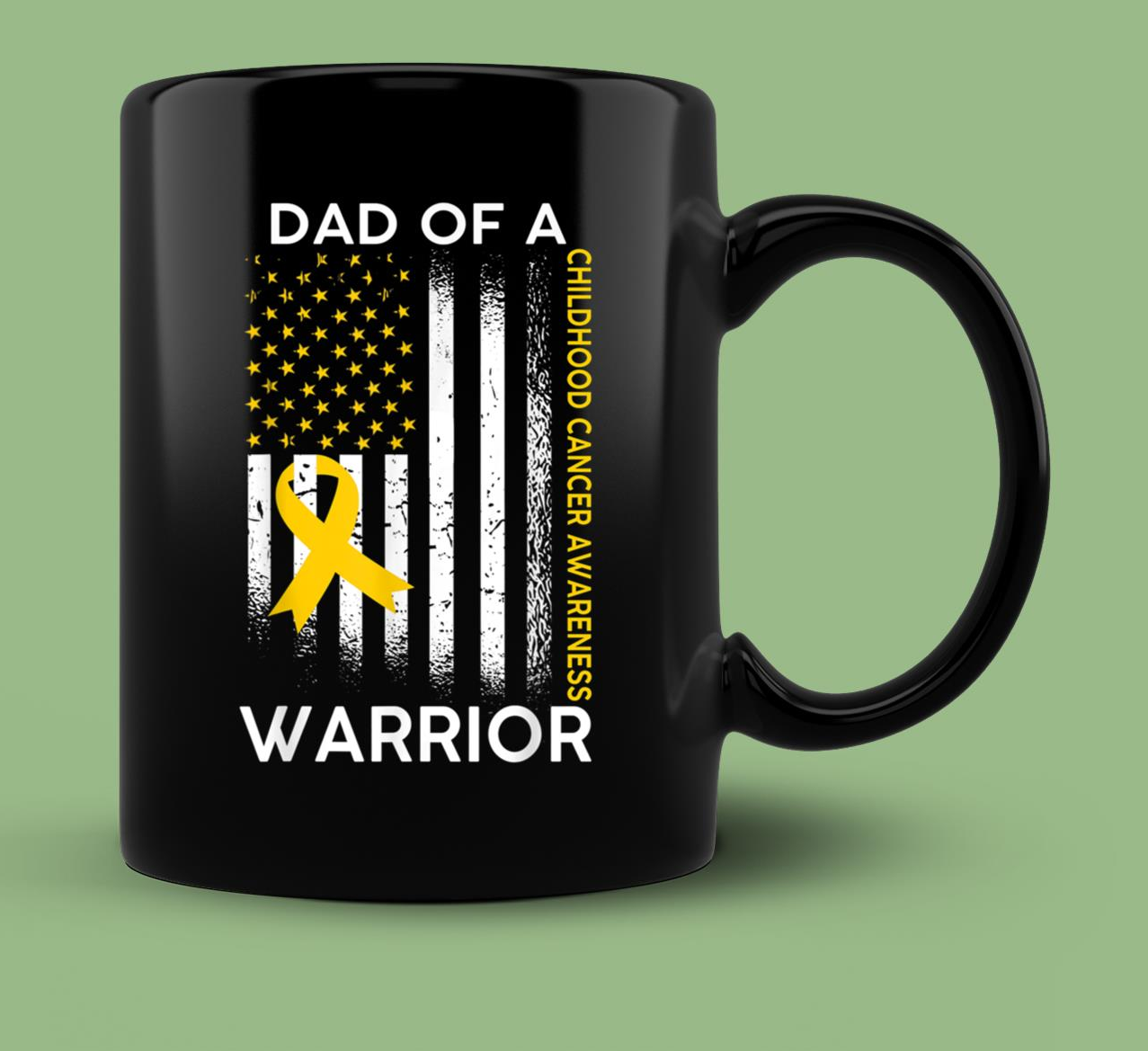 Skitongift Ceramic Novelty Coffee Mug Funny Thanksgiving Mug Dad Of A Warrior