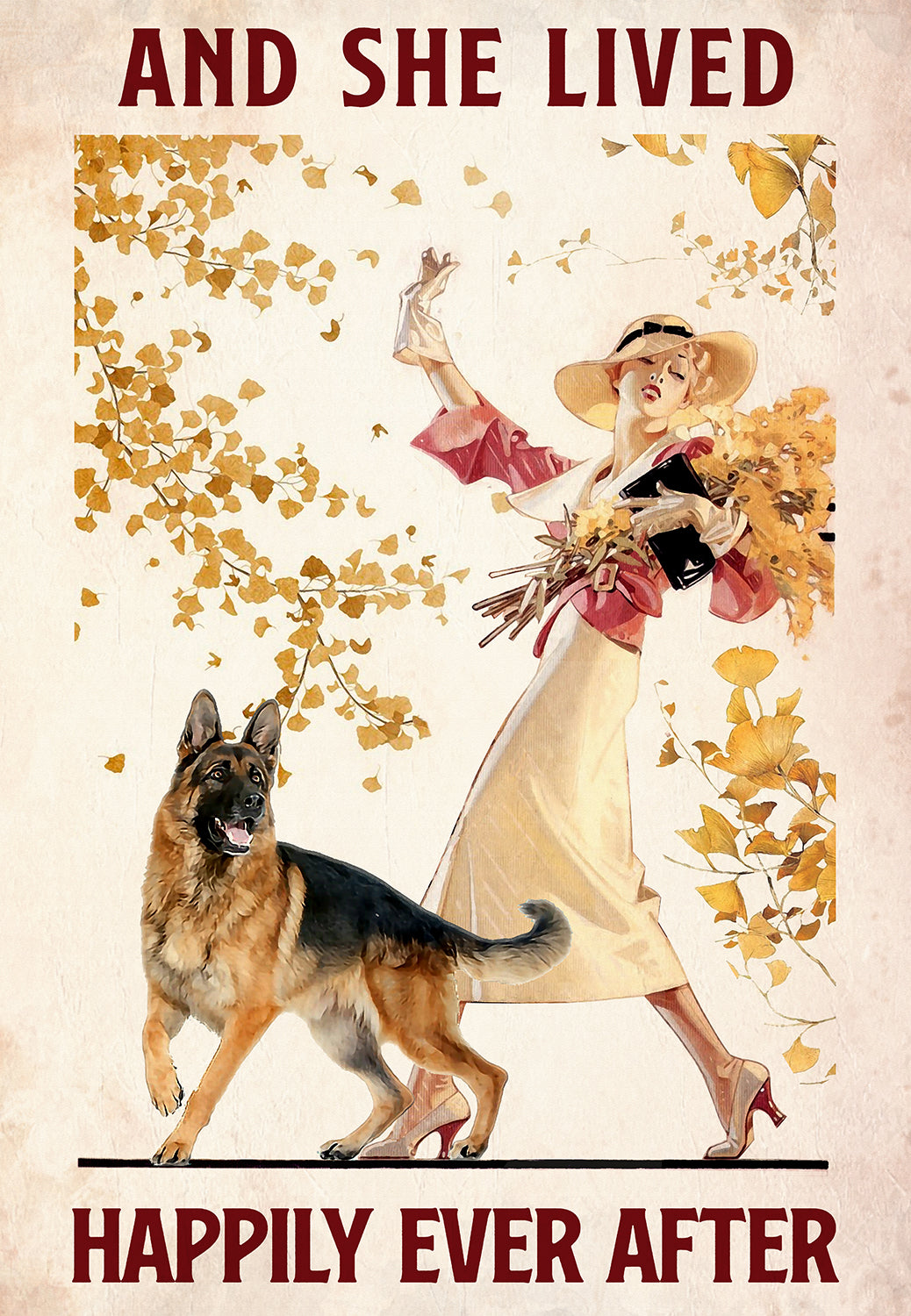 German Shepherd - And She Lived Happily Ever After Dog Lovers-MH1108