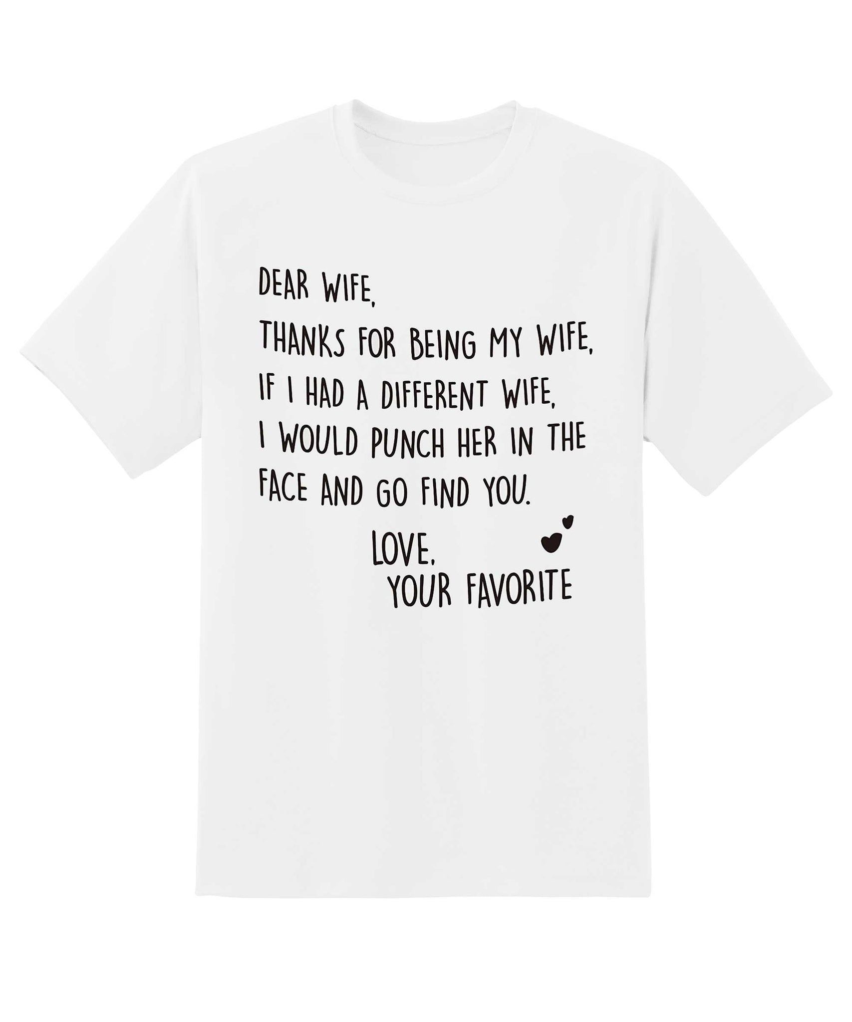 Skitongift-Gifts-For-Wife-From-Husband-Dear-Wife-Thanks-For-Being-My-Wife-Funny-Shirts-Hoodie-Sweater-Short-Sleeve-Casual-Shirt