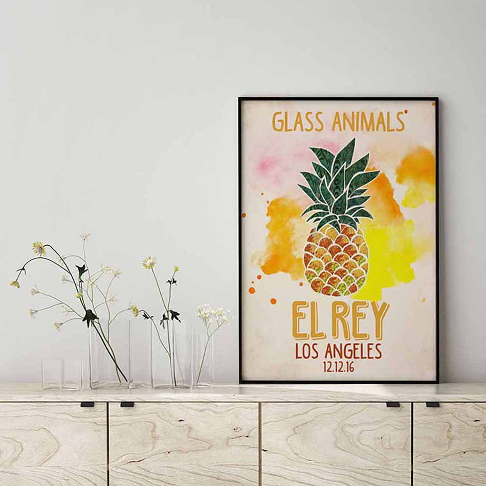 Glass Animals Los Angeles Concert Art For Home Decor-MH2408