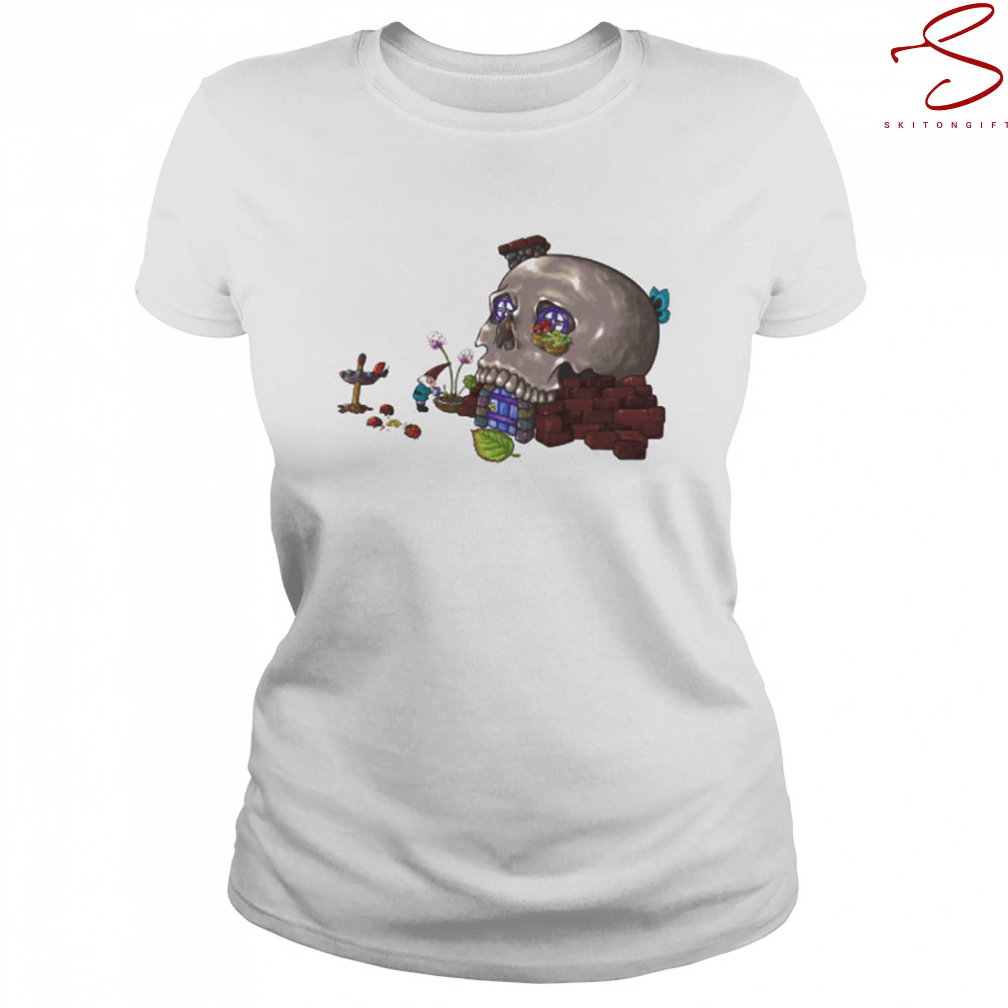 Skitongift Gnome Sweet Home T Shirt