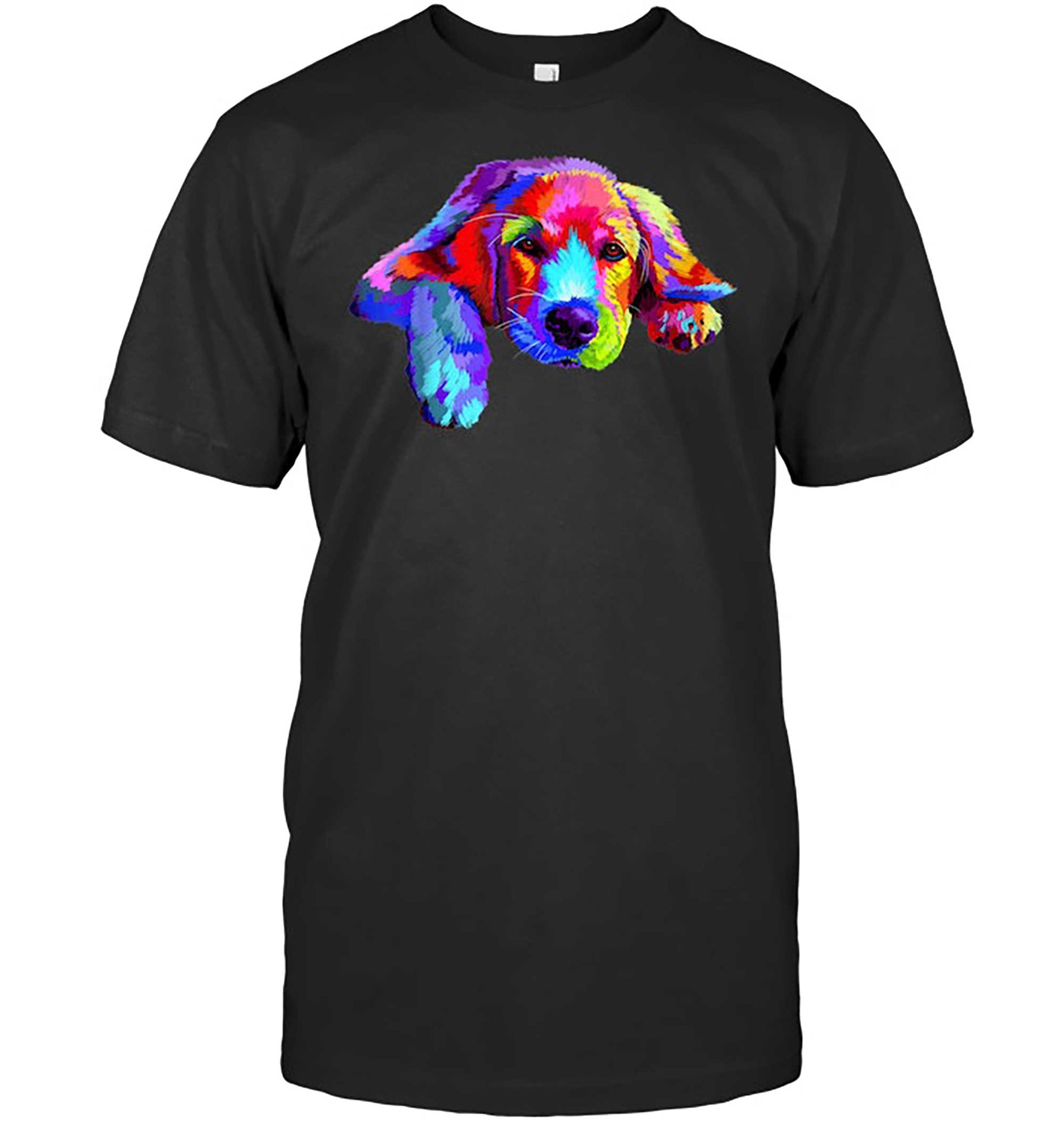 Skitongift-Golden-Retriever-Art-Funny-Shirts-Hoodie-Sweater-Short-Sleeve-Casual-Shirt