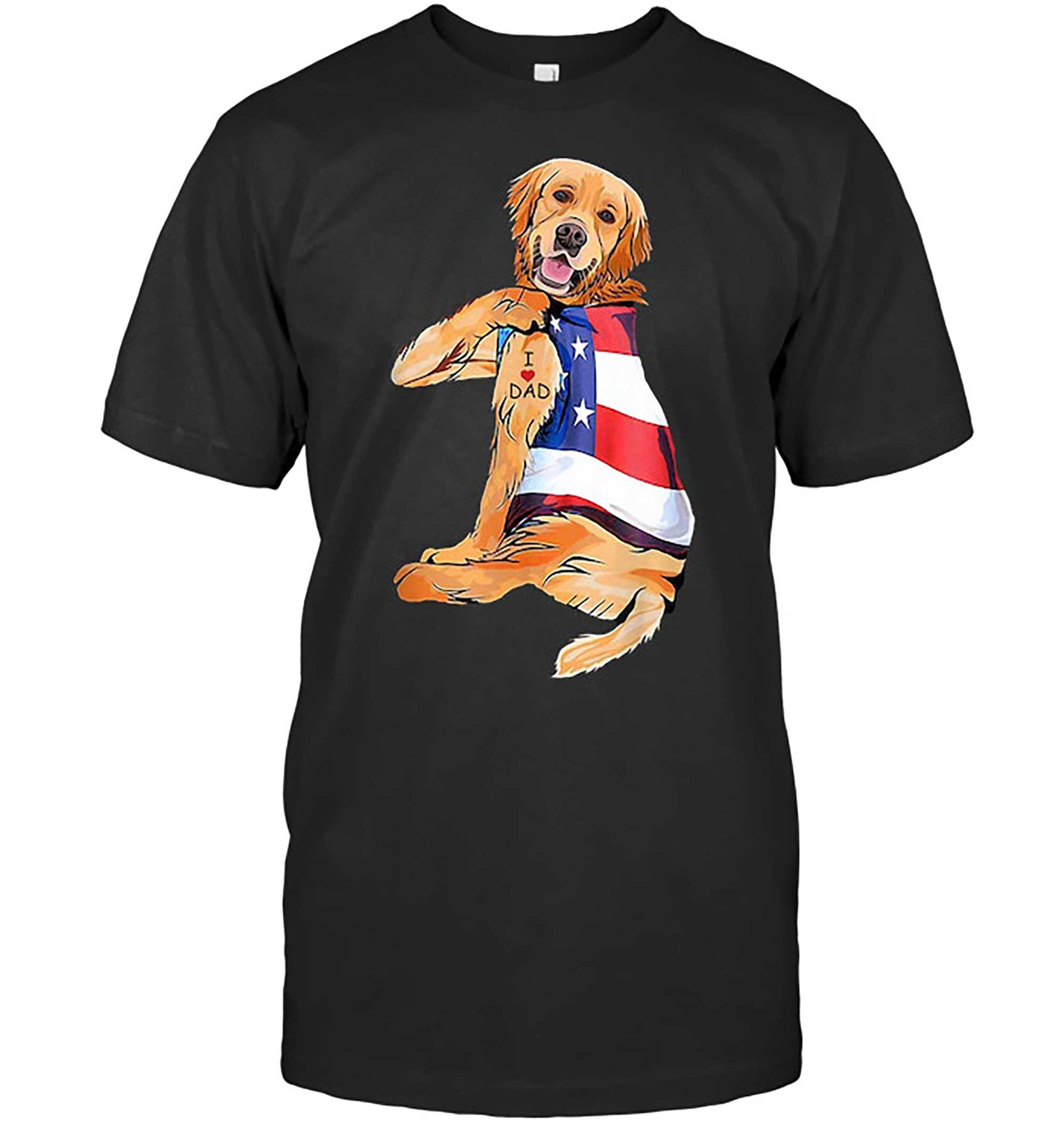 Skitongift-Golden-Retriever-Dog-I-Love-Dad-T-Shirt-Funny-Shirts-Hoodie-Sweater-Short-Sleeve-Casual-Shirt