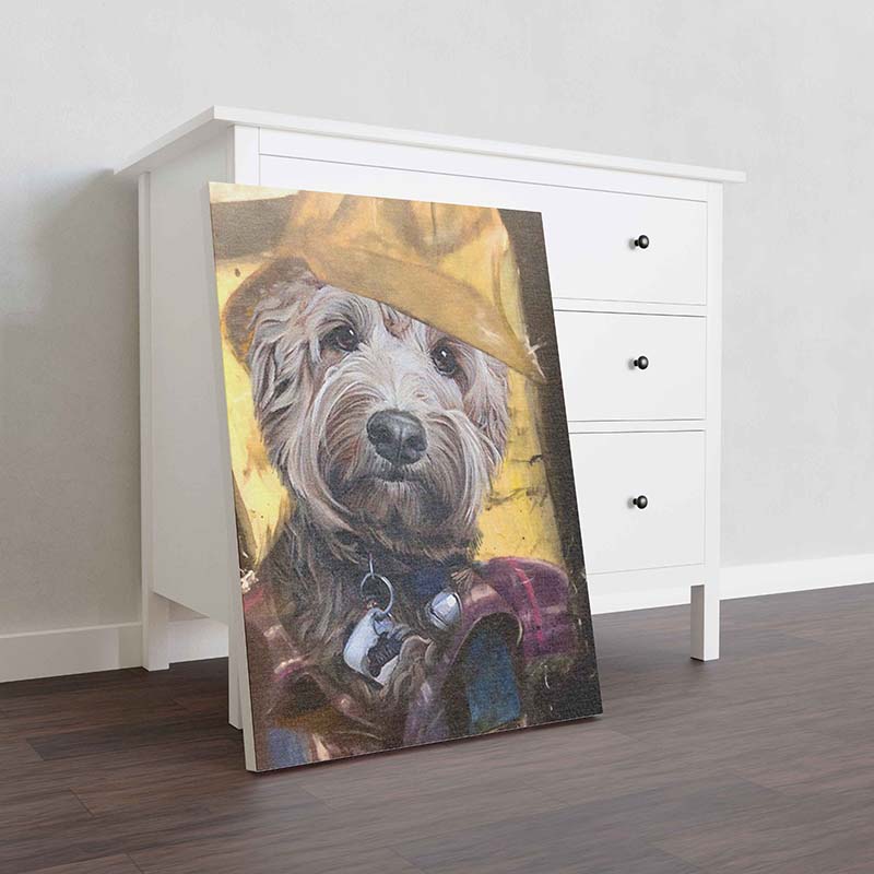 Skitongifts Wall Decoration, Home Decor, Decoration Room Goldendoodle Dog Plumber-TT1012