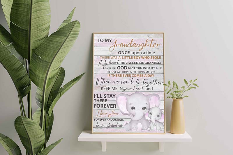 Grandaughter Elephant, Best For Newborn Grandchildren From Grandma-TT0911