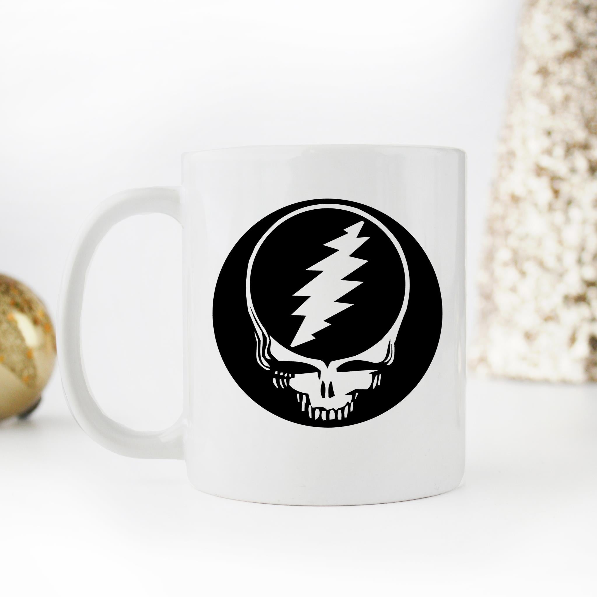 Skitongifts Funny Ceramic Novelty Coffee Mug Grateful Dead Steal Your Face U5EqN63