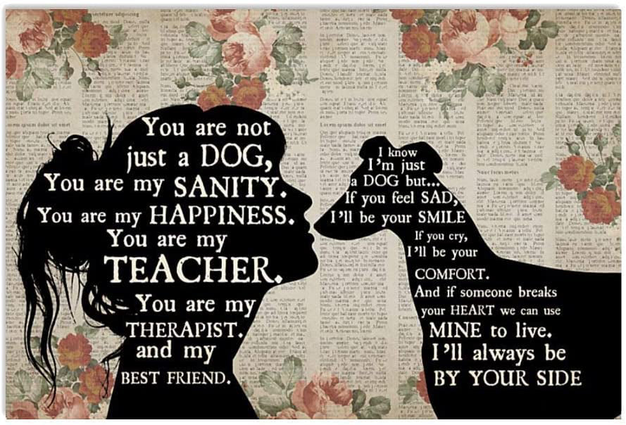 Greyhound Girl Therapist Best Friend You Are Not Just A Dog Landscape