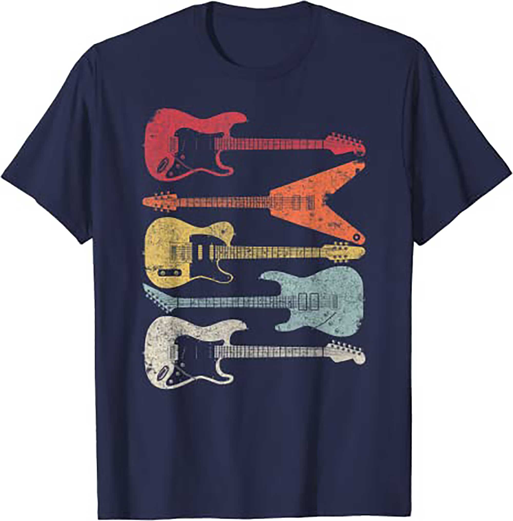 Skitongifts Guitar Shirt Retro Style, Gift For Guitarist T Shirt