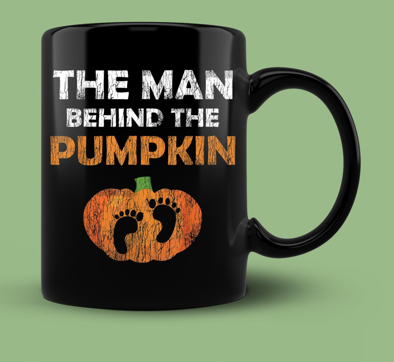 Skitongift Ceramic Novelty Coffee Mug Halloween Pregnancy Mug Expecting Pumpkin Costume