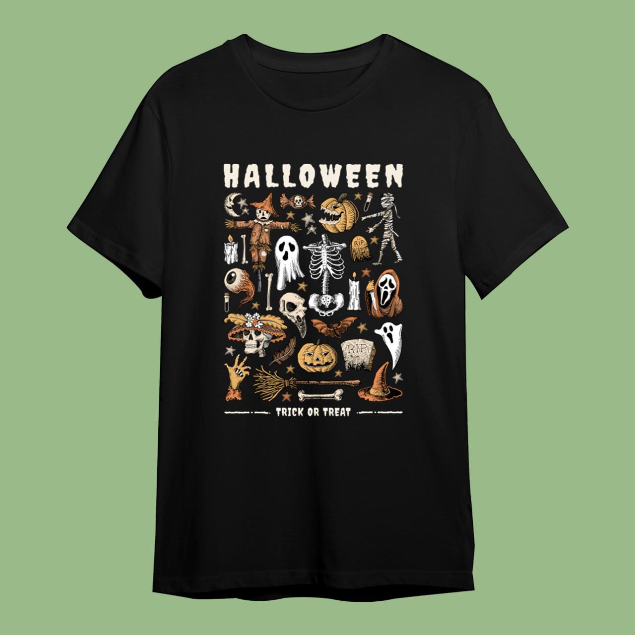 Skitongift Halloween Trick Or Treat T-Shirt