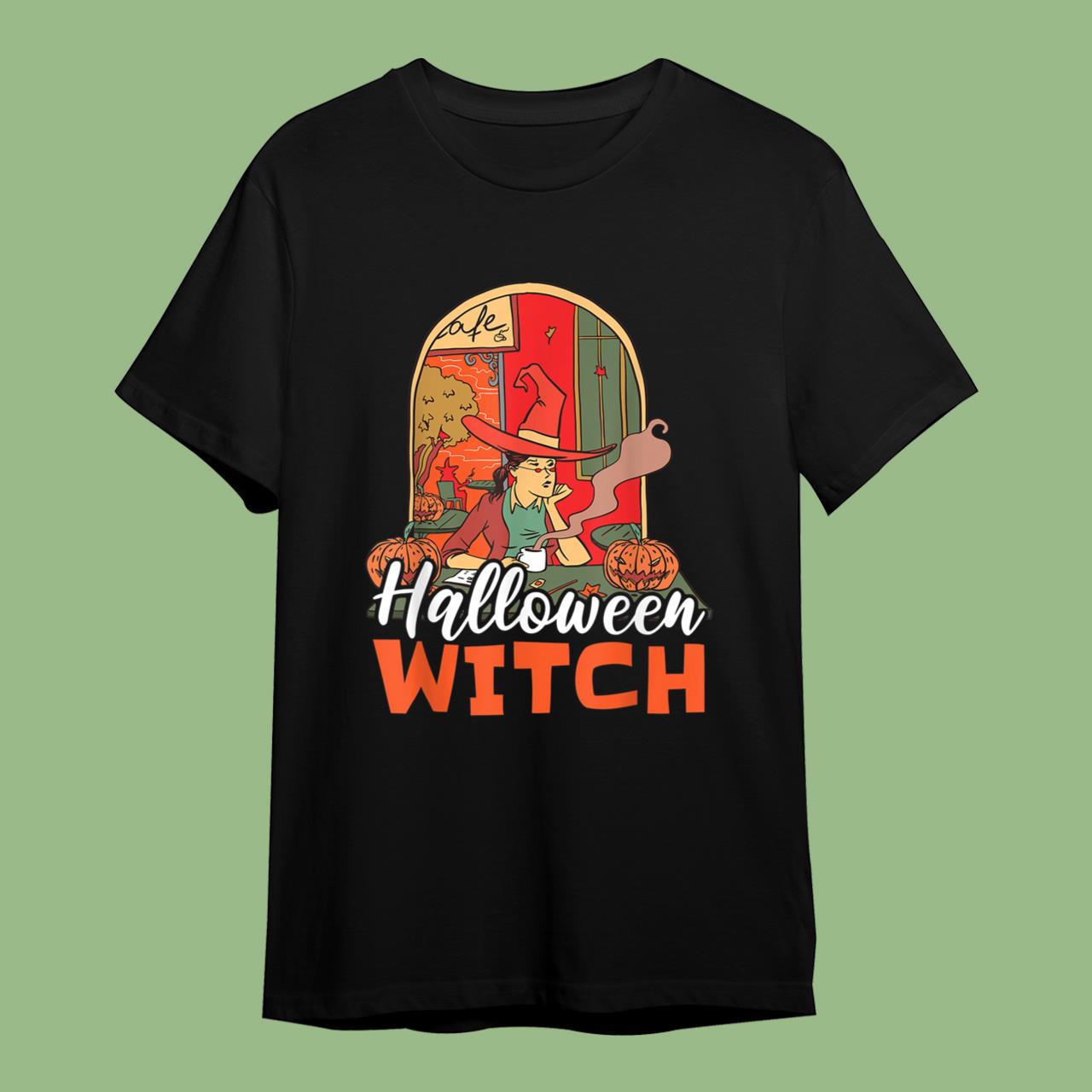 Skitongift Halloween Witch T-Shirt