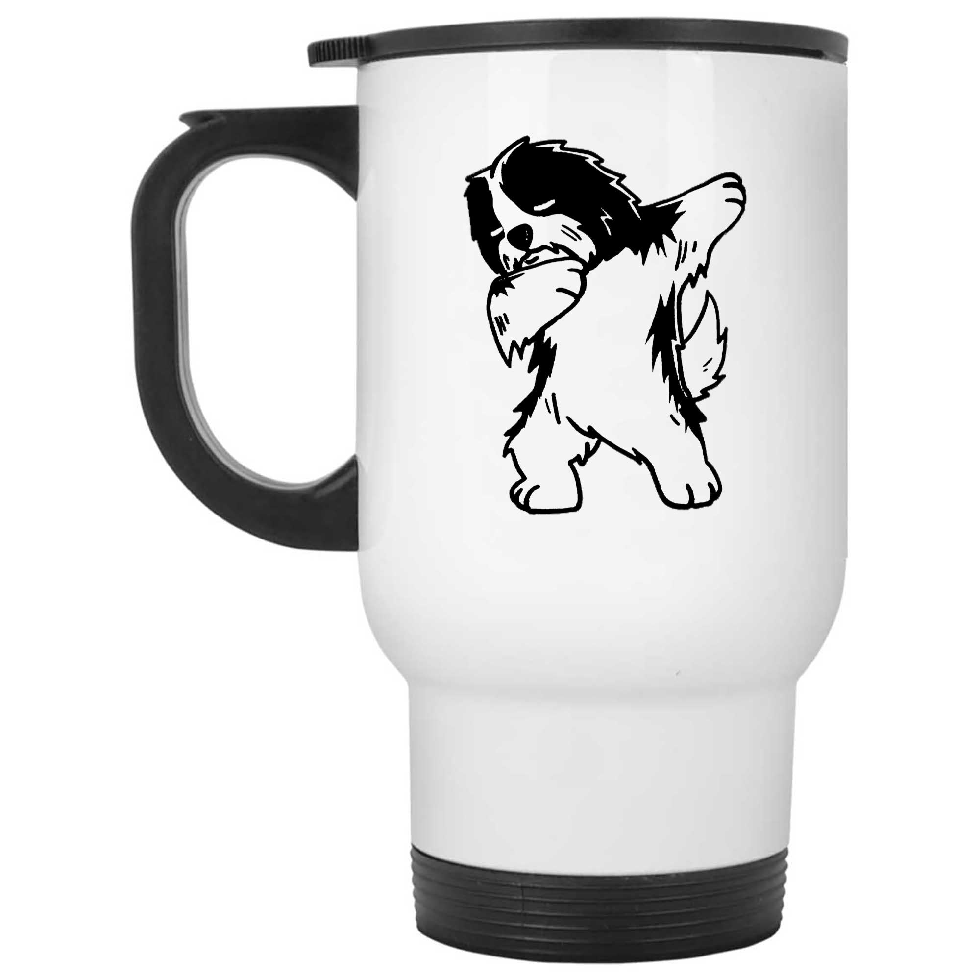 Skitongifts Funny Ceramic Novelty Coffee Mug Havanese Dabbing, Funny Dog Dab ltkay0F