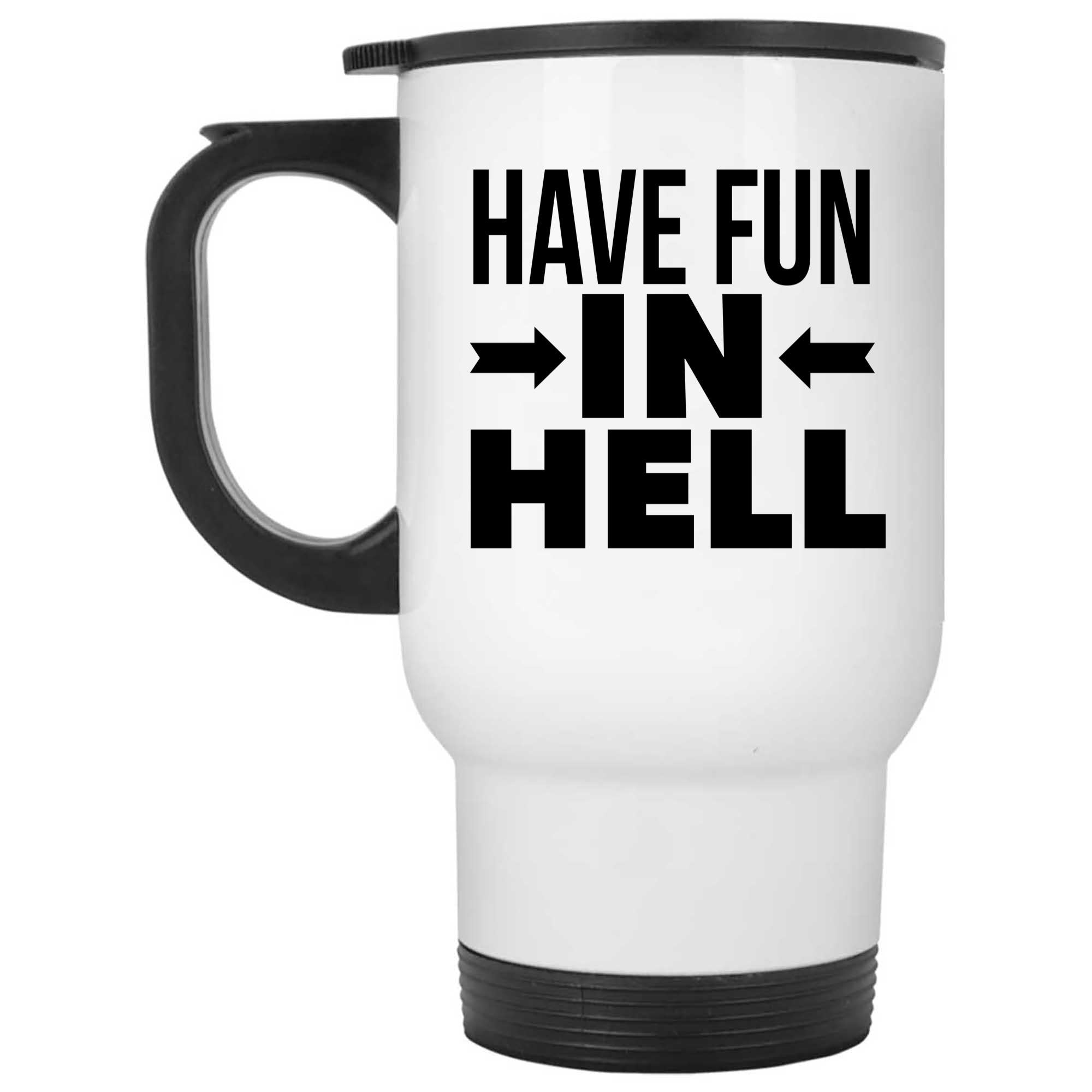 Skitongifts Funny Ceramic Novelty Coffee Mug Have Fun In Hell, The Book Of Mormon Musical Inspired Broadway Fan qaGYI7N