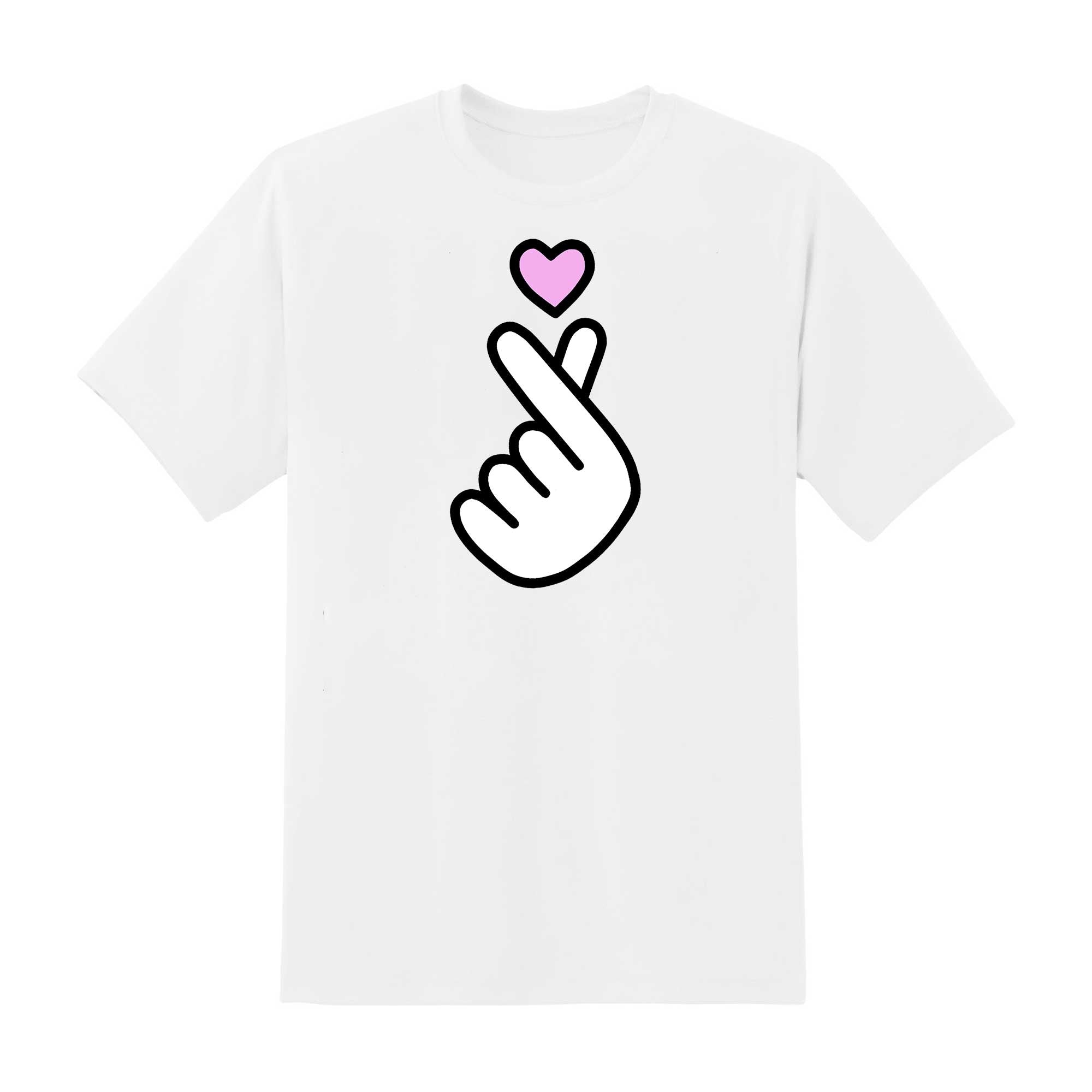 Skitongift Heart Hand Classic T Shirt Funny Shirts Hoodie Sweater Short Sleeve Casual Shirt Regular Fit