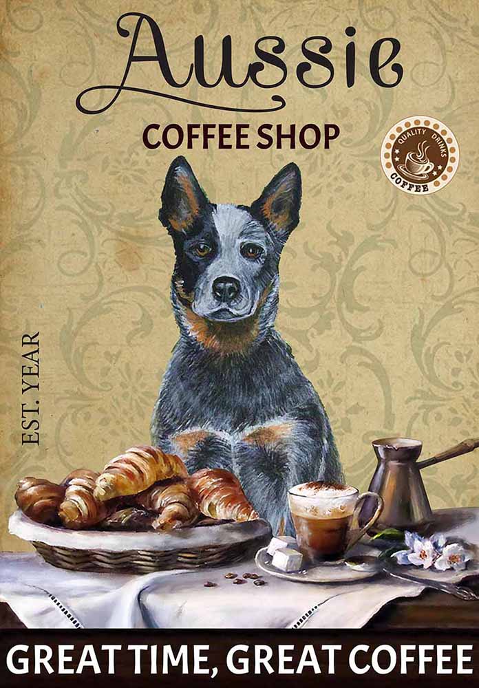 Heeler Dog Coffee Shop-TT3008