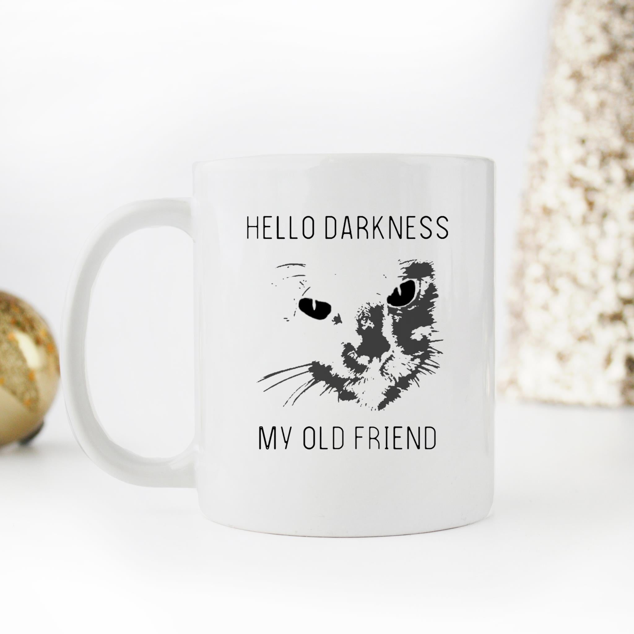 Skitongifts Funny Ceramic Novelty Coffee Mug Hello My Old Friend hexJuKm