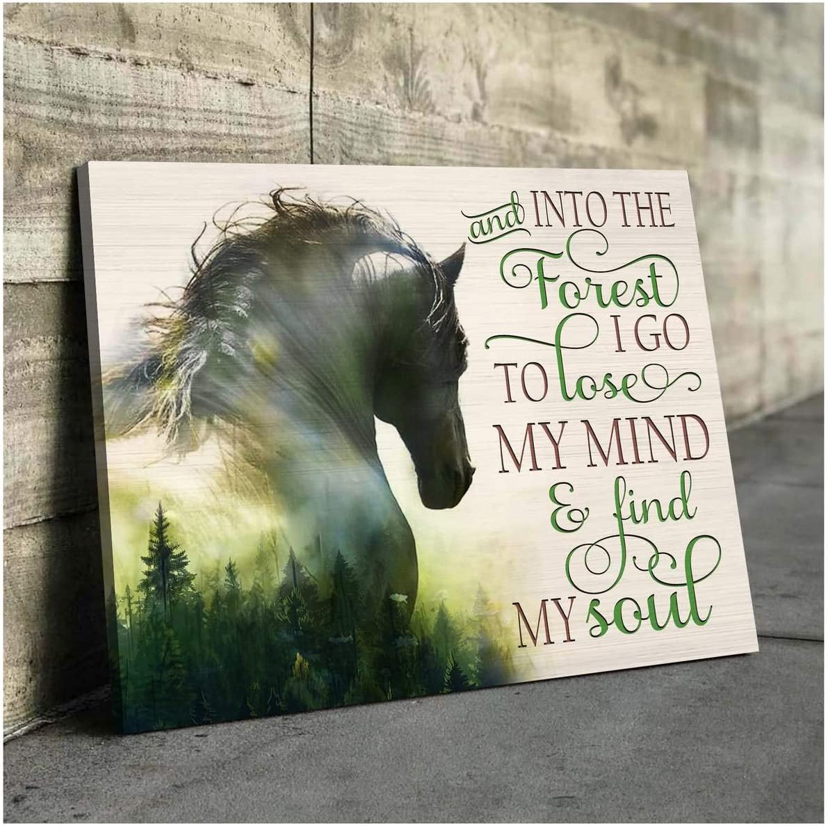 Horse and Into The Forest I Go to Lose My Mind  Find My Soul Landscape