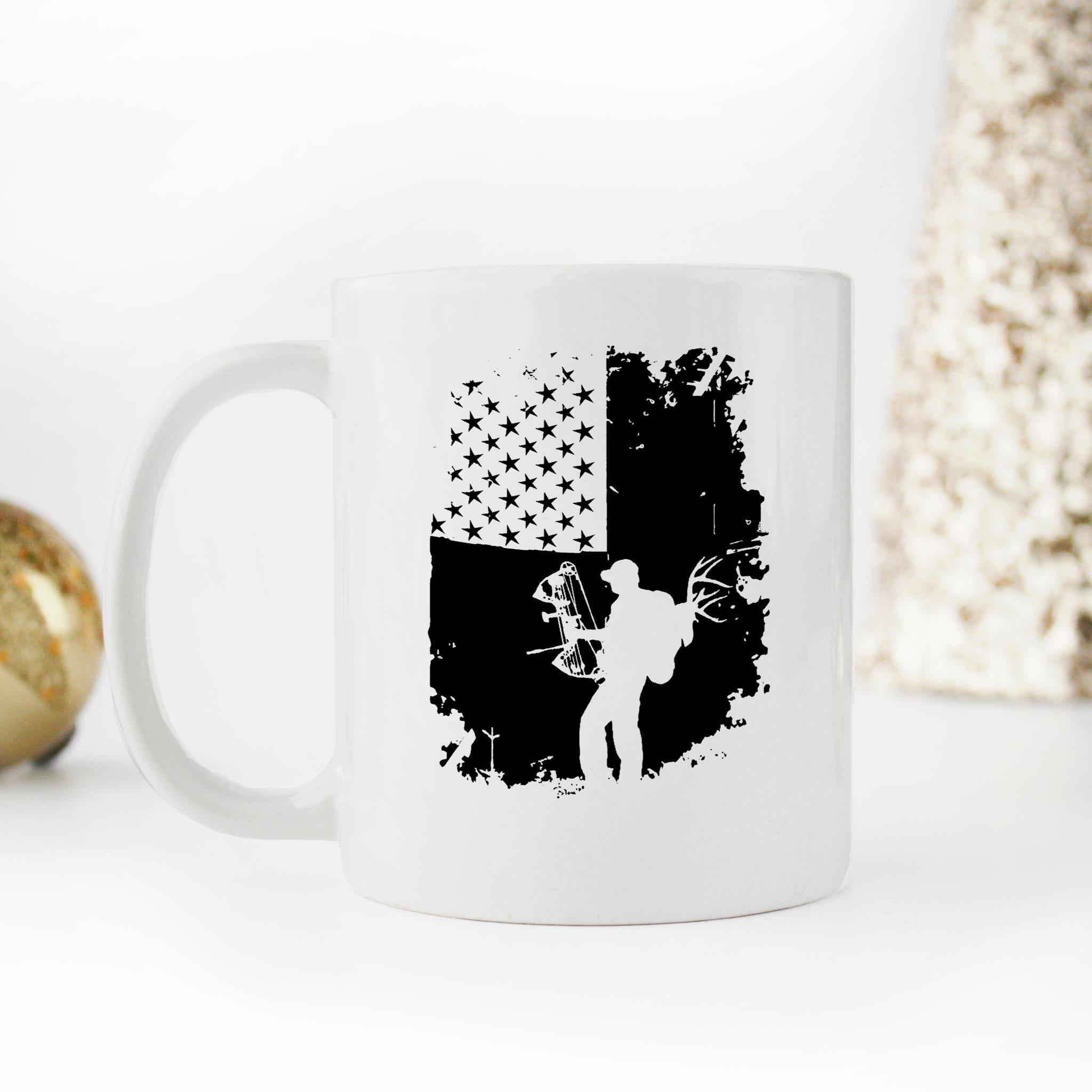 Skitongifts Funny Ceramic Novelty Coffee Mug Hunting, American Hunter Surprise Your Favorite Hunters Um45cO5