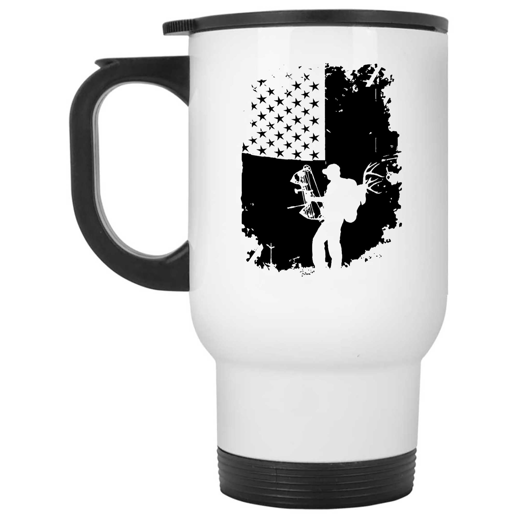 Skitongifts Funny Ceramic Novelty Coffee Mug Hunting, American Hunter Surprise Your Favorite Hunters Um45cO5