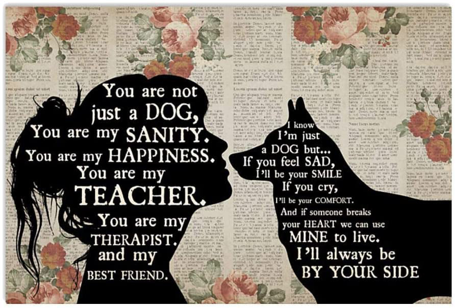 Husky Girl Therapist Best Friend You Are Not Just A Dog Landscape