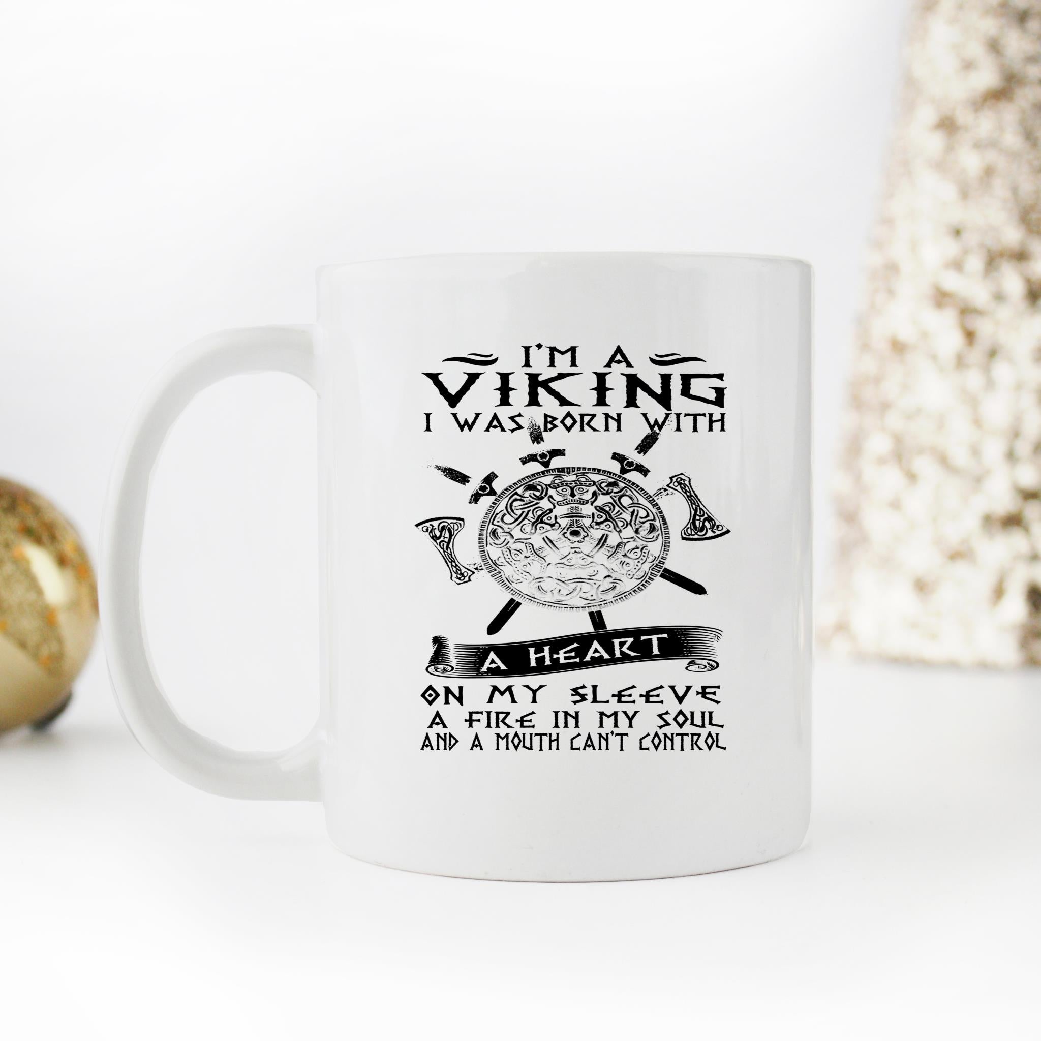 Skitongifts Funny Ceramic Novelty Coffee Mug I Am A Viking E5tqvgW