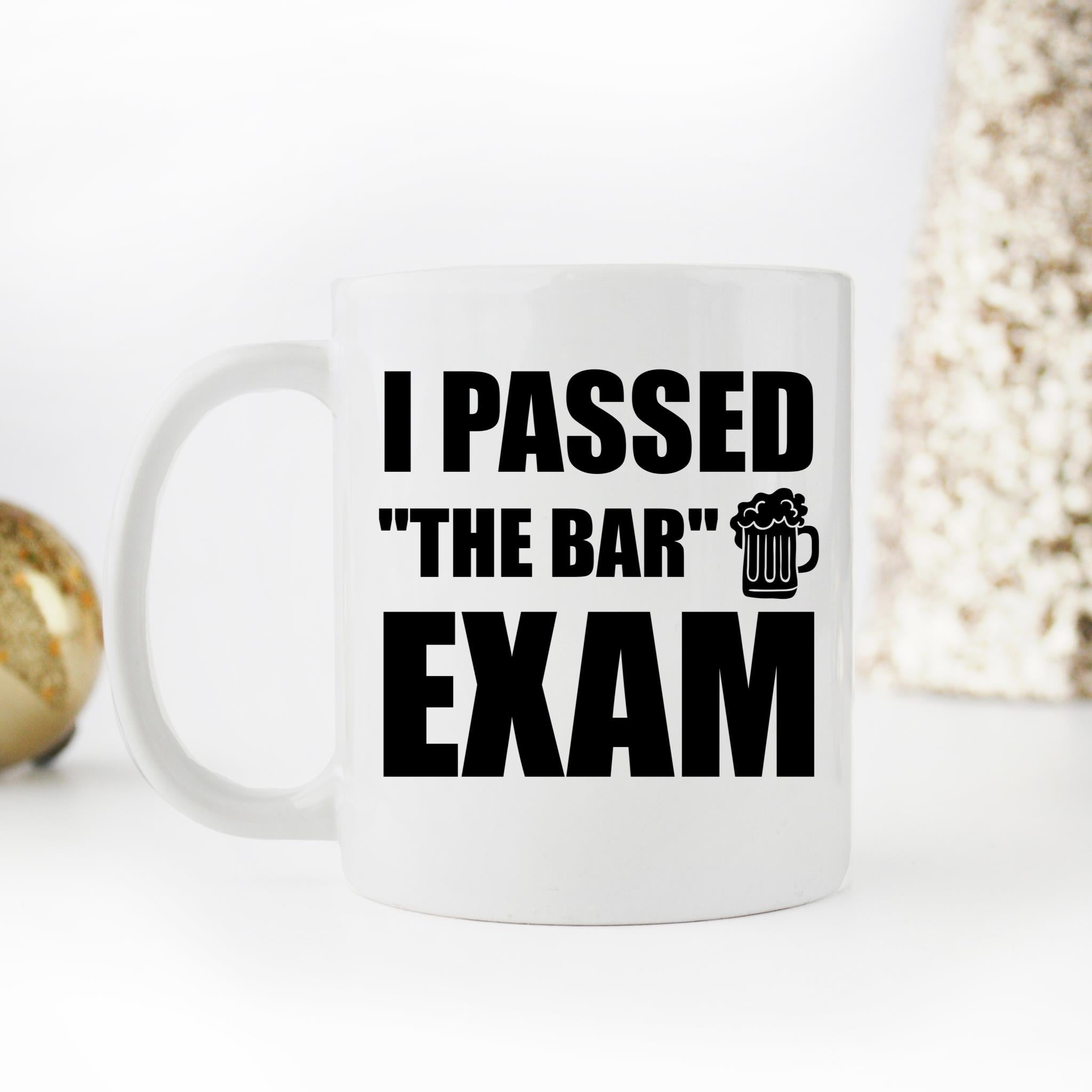 Skitongifts Funny Ceramic Novelty Coffee Mug I Passed The Bar Exam Lawyer 7Q2byUF