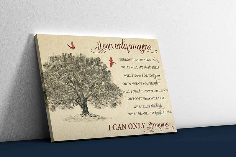 Skitongifts Wall Decoration, Home Decor, Decoration Room I Can Only Imagine Surrounded By Your Glory TT1503