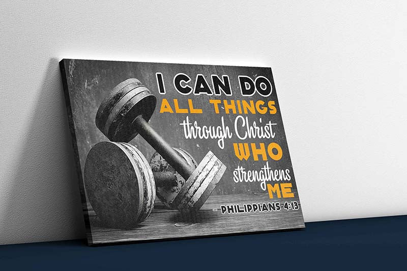 Wall Decoration, Home Decor, Decoration Room I Can Things Through Christ Who Strengthens Me-TT2711