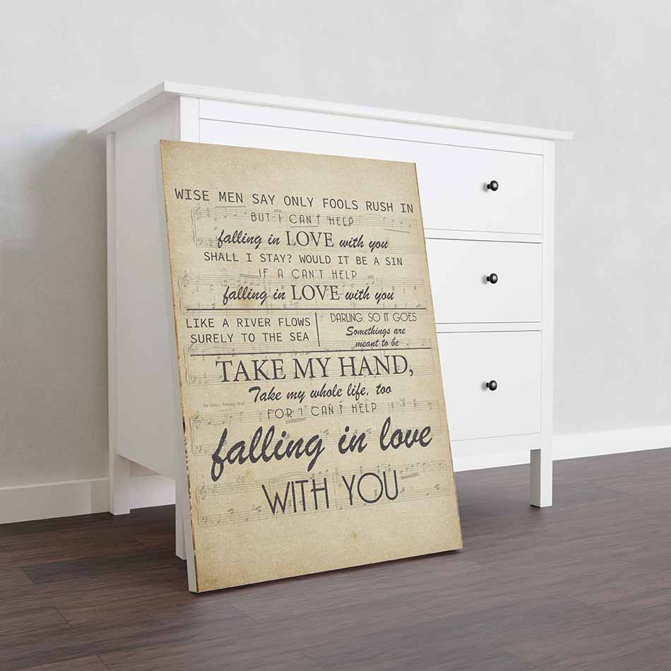 I Cant Help Falling In Love Song Lyrics-TT2608