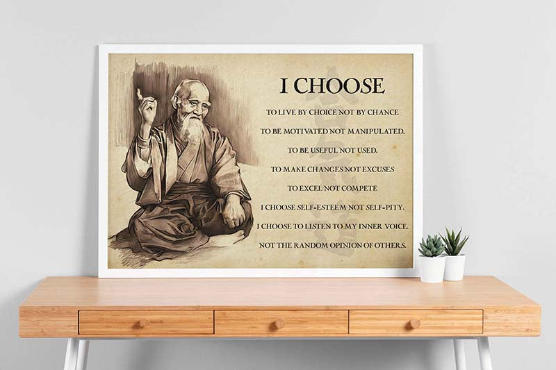 I Choose - Morihei Ueshiba - Aikido-TT2503