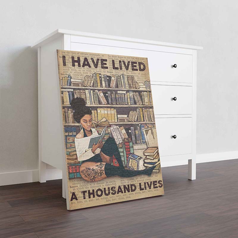 I Have Lived A Thousand Lives Black Girl Reading TT1609