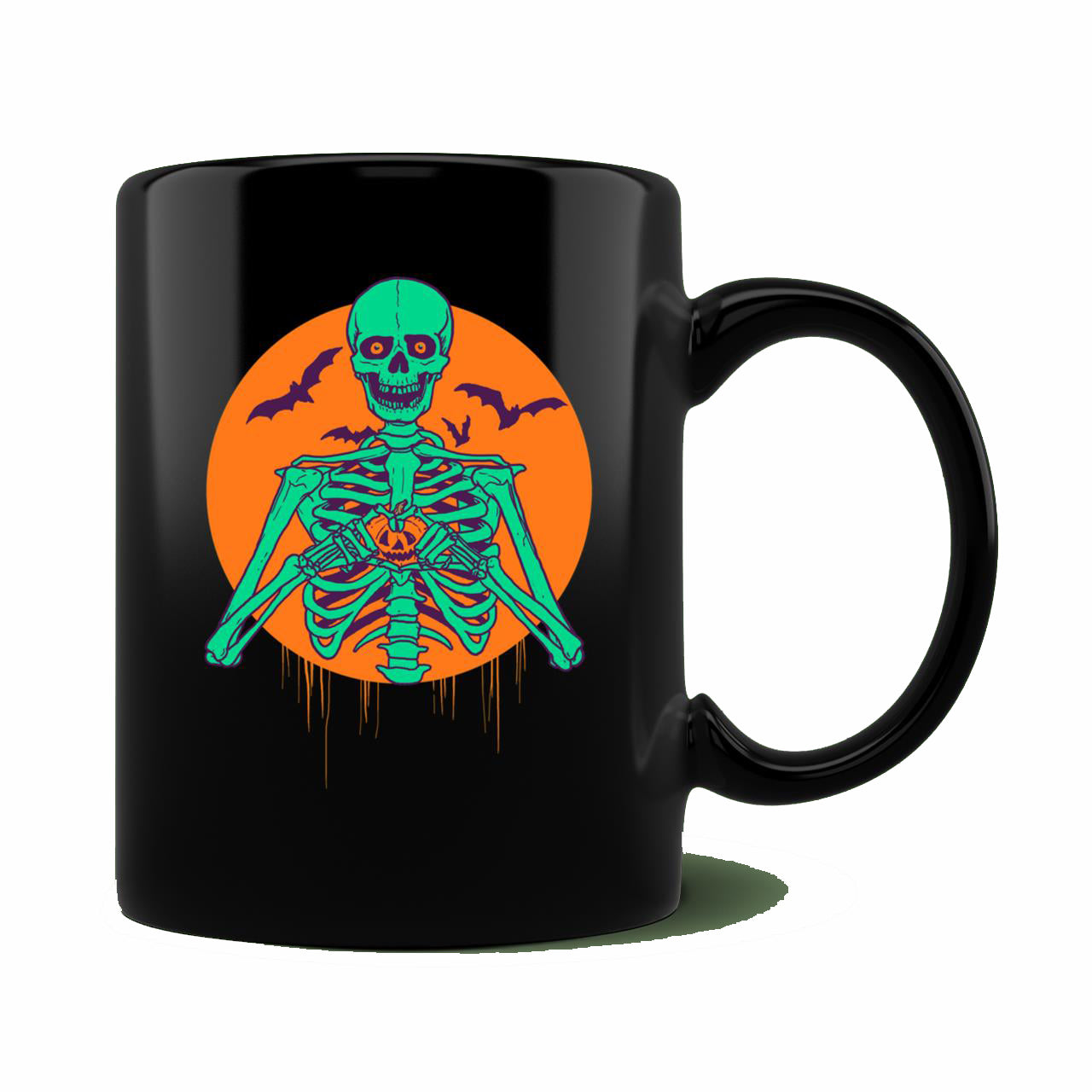 Skitongift Ceramic Novelty Coffee Mug I Love Spooky Halloween Essential Mug