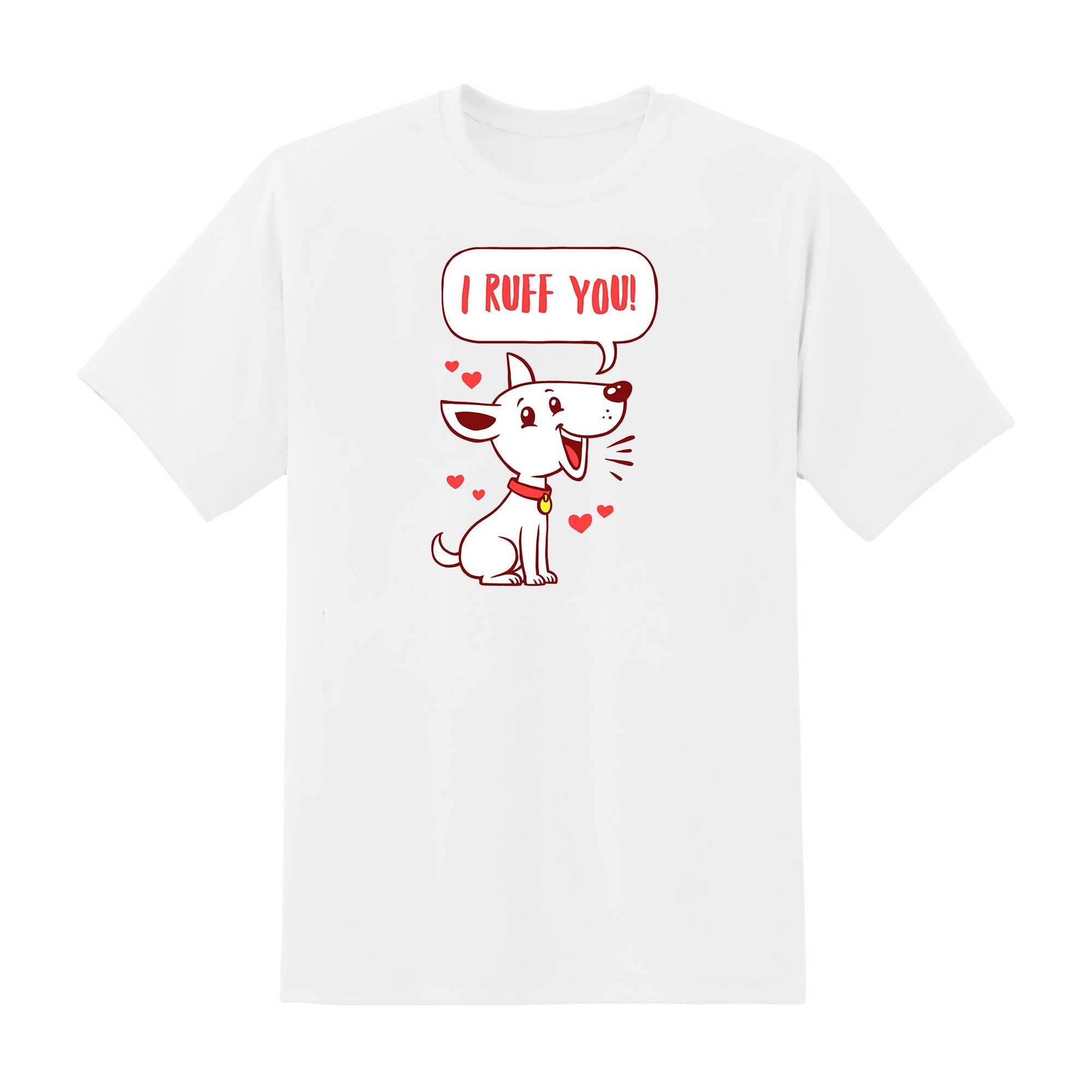 Skitongift I Ruff You Essential T Shirt Funny Shirts Hoodie Sweater Short Sleeve Casual Shirt Regular Fit
