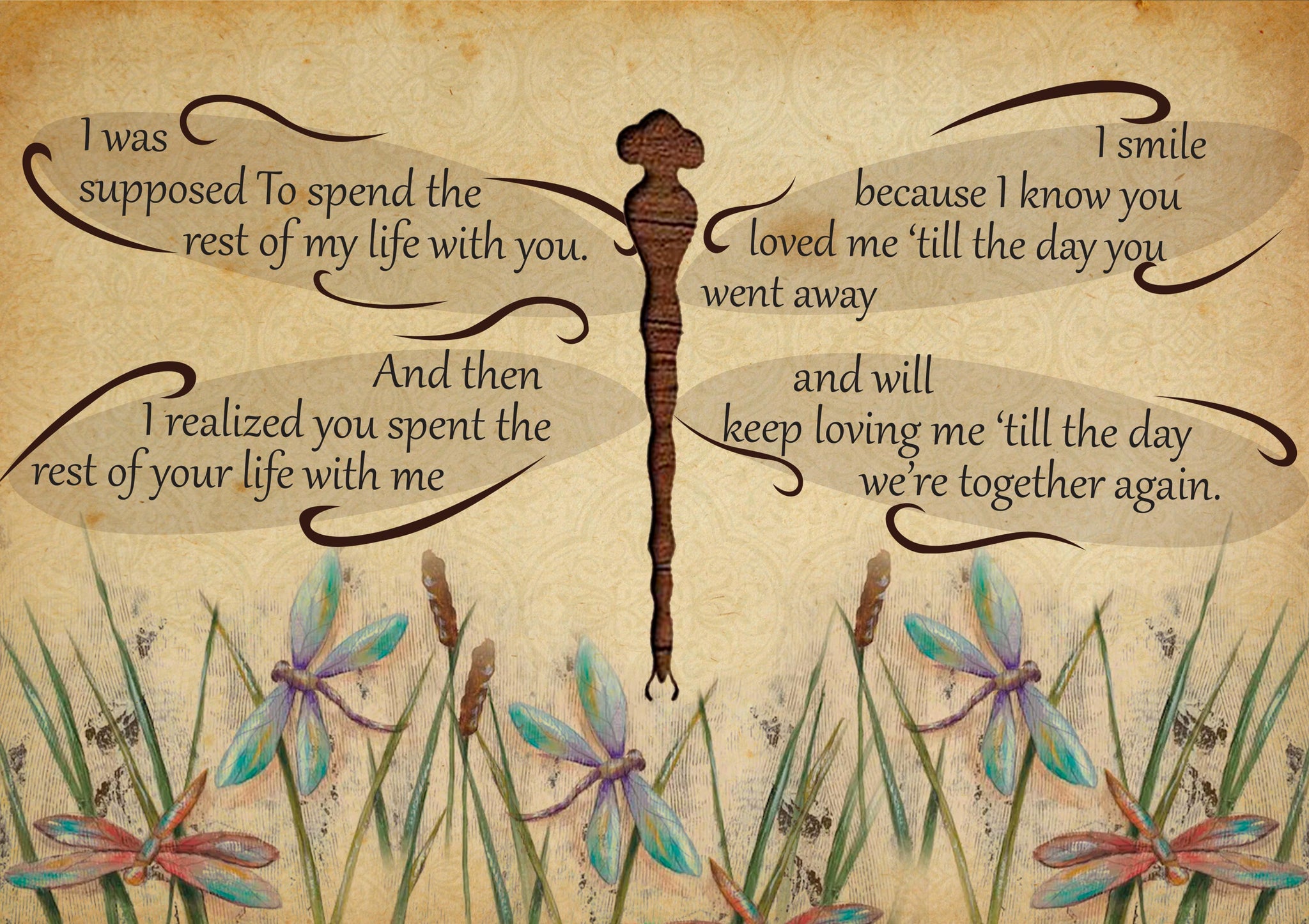 I Was Supposed To Spend The Rest Of My Life With You Dragonfly-TT1608