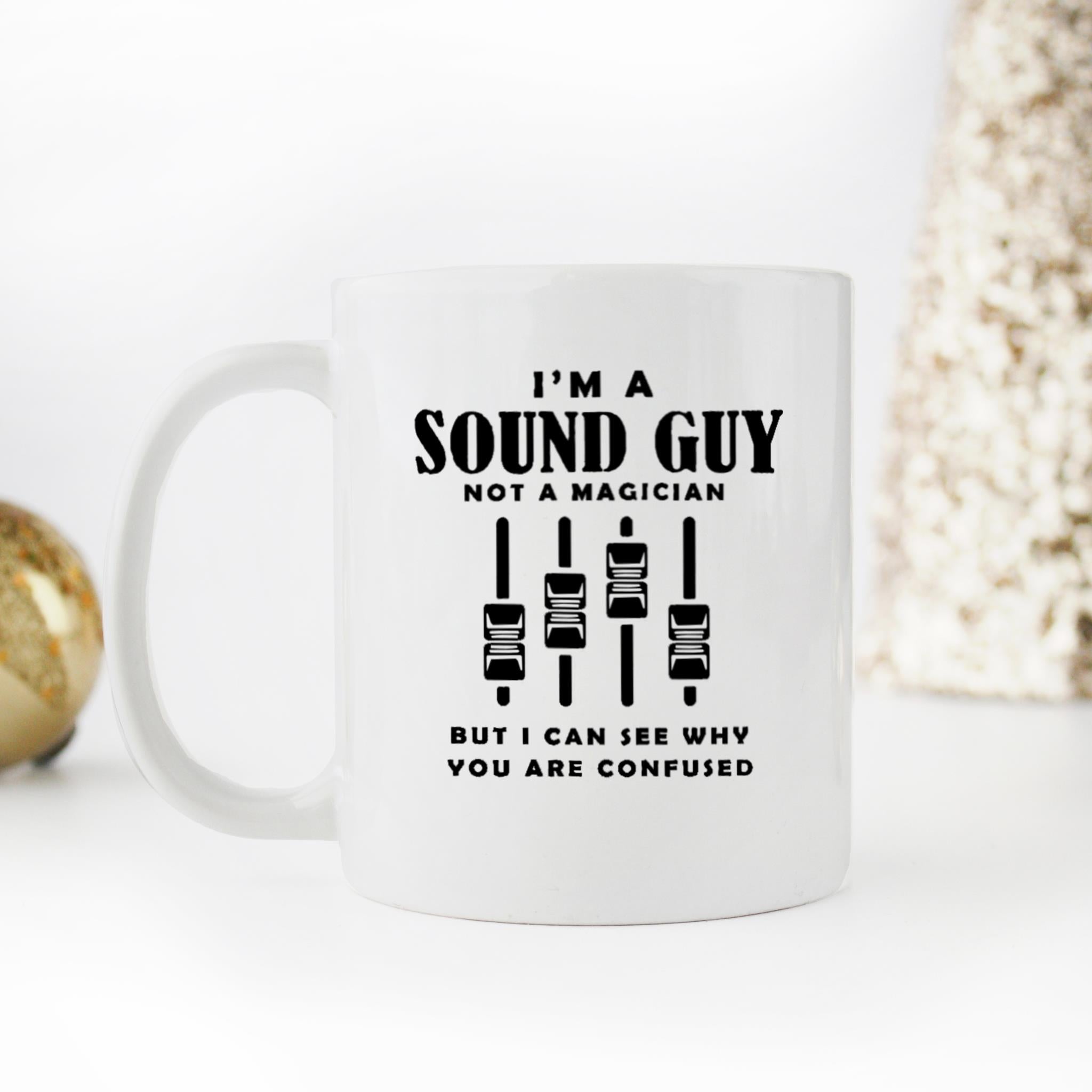 Skitongifts Funny Ceramic Novelty Coffee Mug Im A Sound Guy rnj2OyO