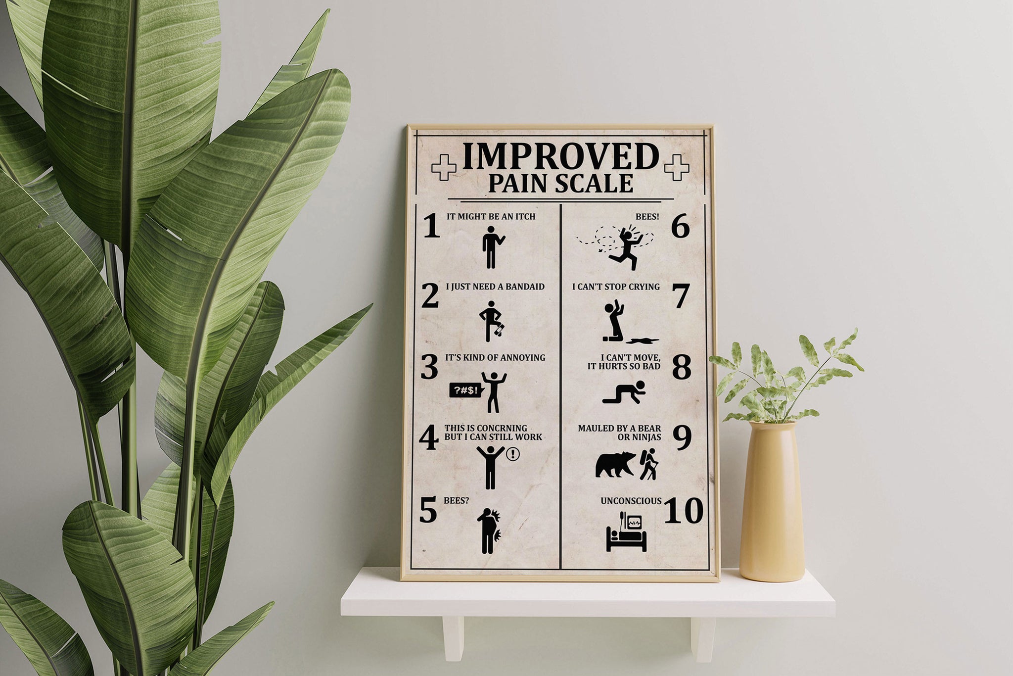 Improved Pain Scale It Might Be An Itch It’S Kind Of Annoying-MH1608