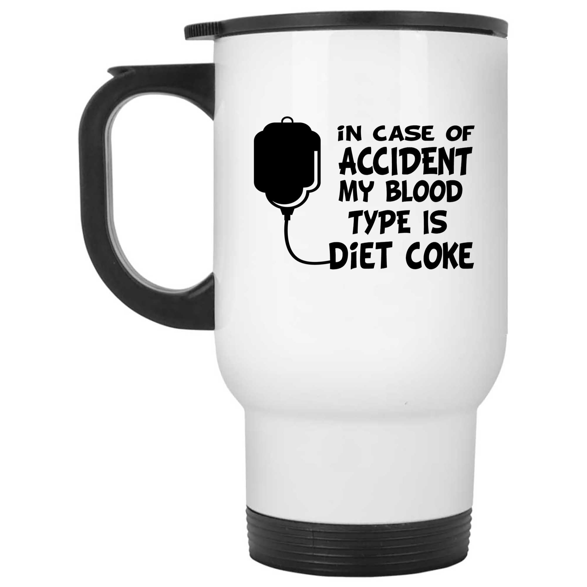 Skitongifts Funny Ceramic Novelty Coffee Mug In Case Of Accident My Blood Type Is Diet OmMjDFd