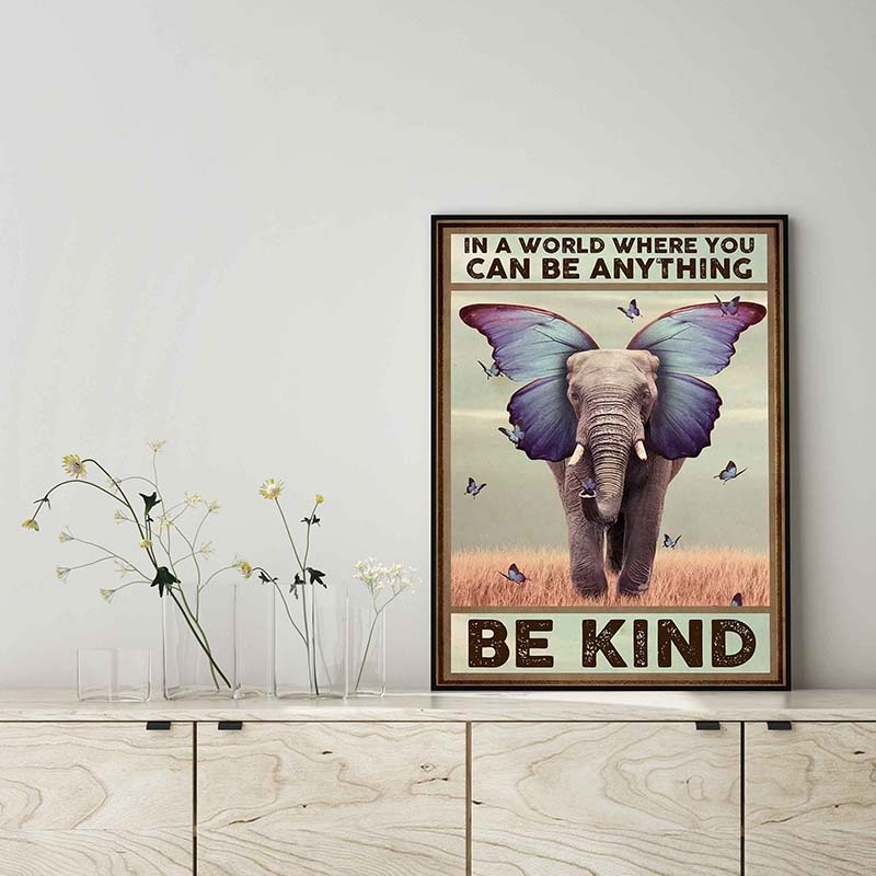 Skitongifts Wall Decoration, Home Decor, Decoration Room In A World Where You Can Be Anything TT1503