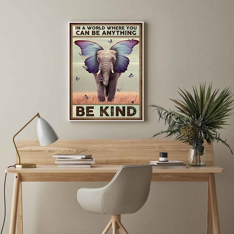 Skitongifts Wall Decoration, Home Decor, Decoration Room In A World Where You Can Be Anything TT1503