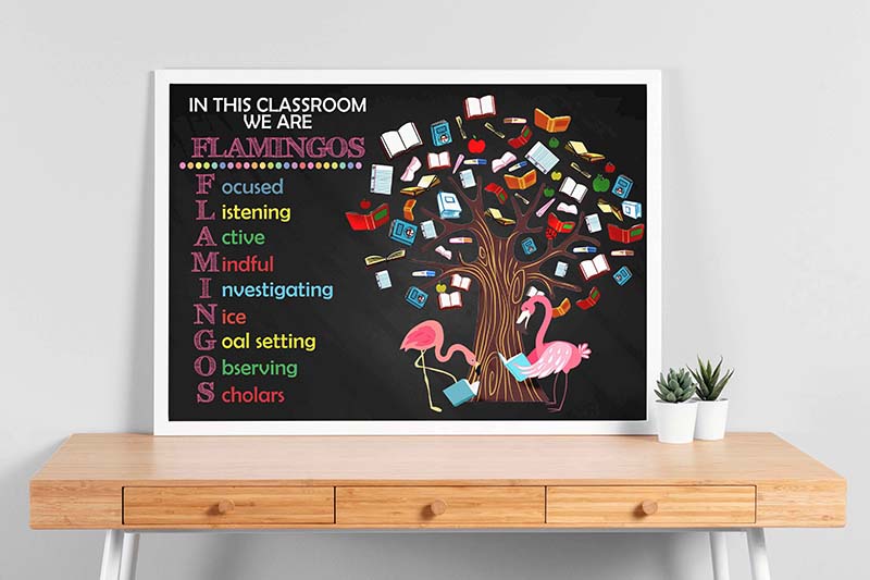 In This Classroom We Are Flamingos-TT1510