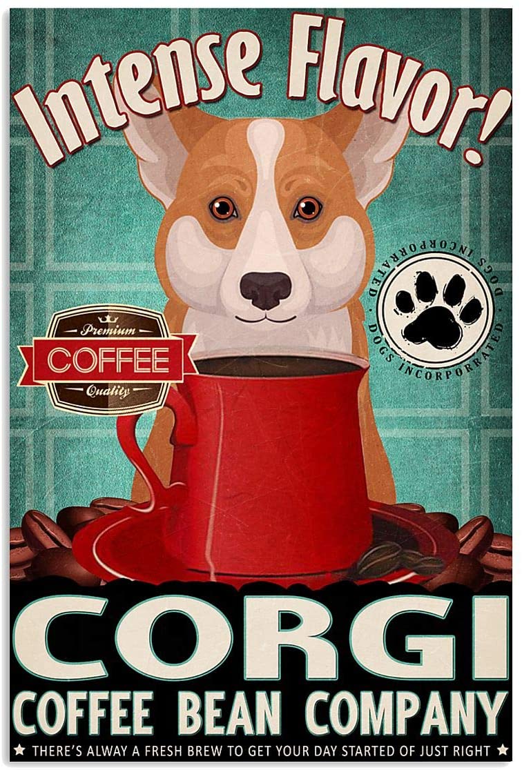 Intense Flavor Corgi Bean Company Funny Pet Love