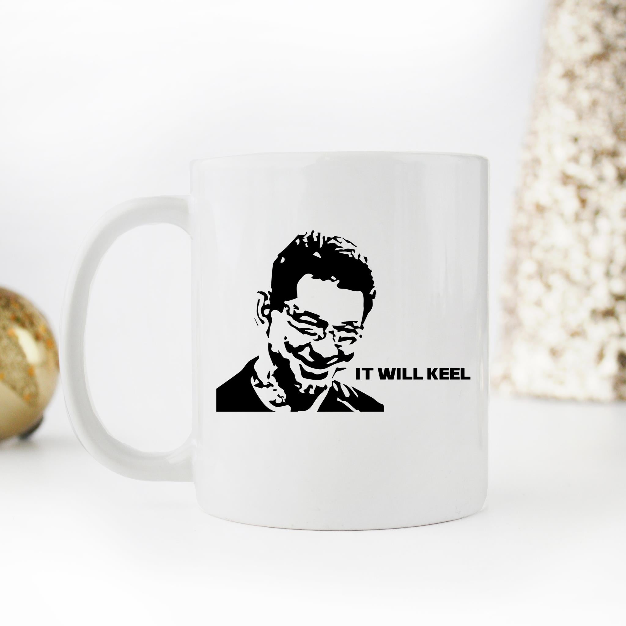 Skitongifts Funny Ceramic Novelty Coffee Mug It'll Keel Keal Kill Funny Forged In Fire Movie Tv Series cez42BU