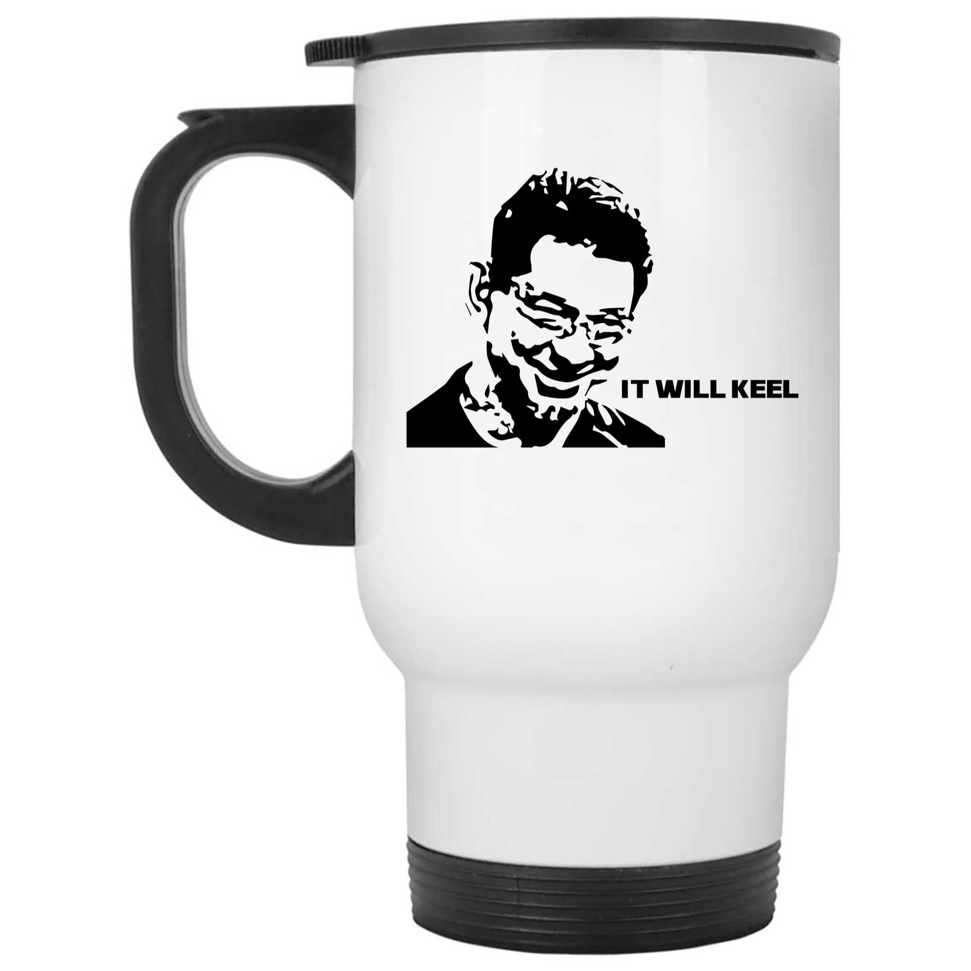 Skitongifts Funny Ceramic Novelty Coffee Mug It'll Keel Keal Kill Funny Forged In Fire Movie Tv Series cez42BU