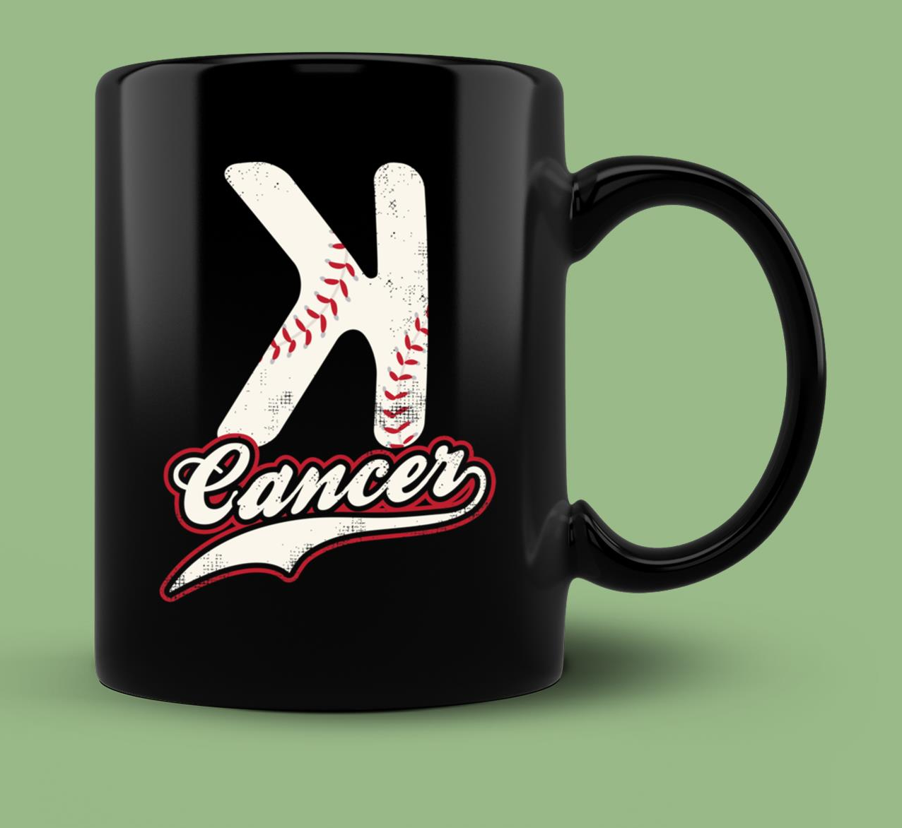 Skitongift Ceramic Novelty Coffee Mug K Cancer Mug Strike Out Cancer K For Awareness