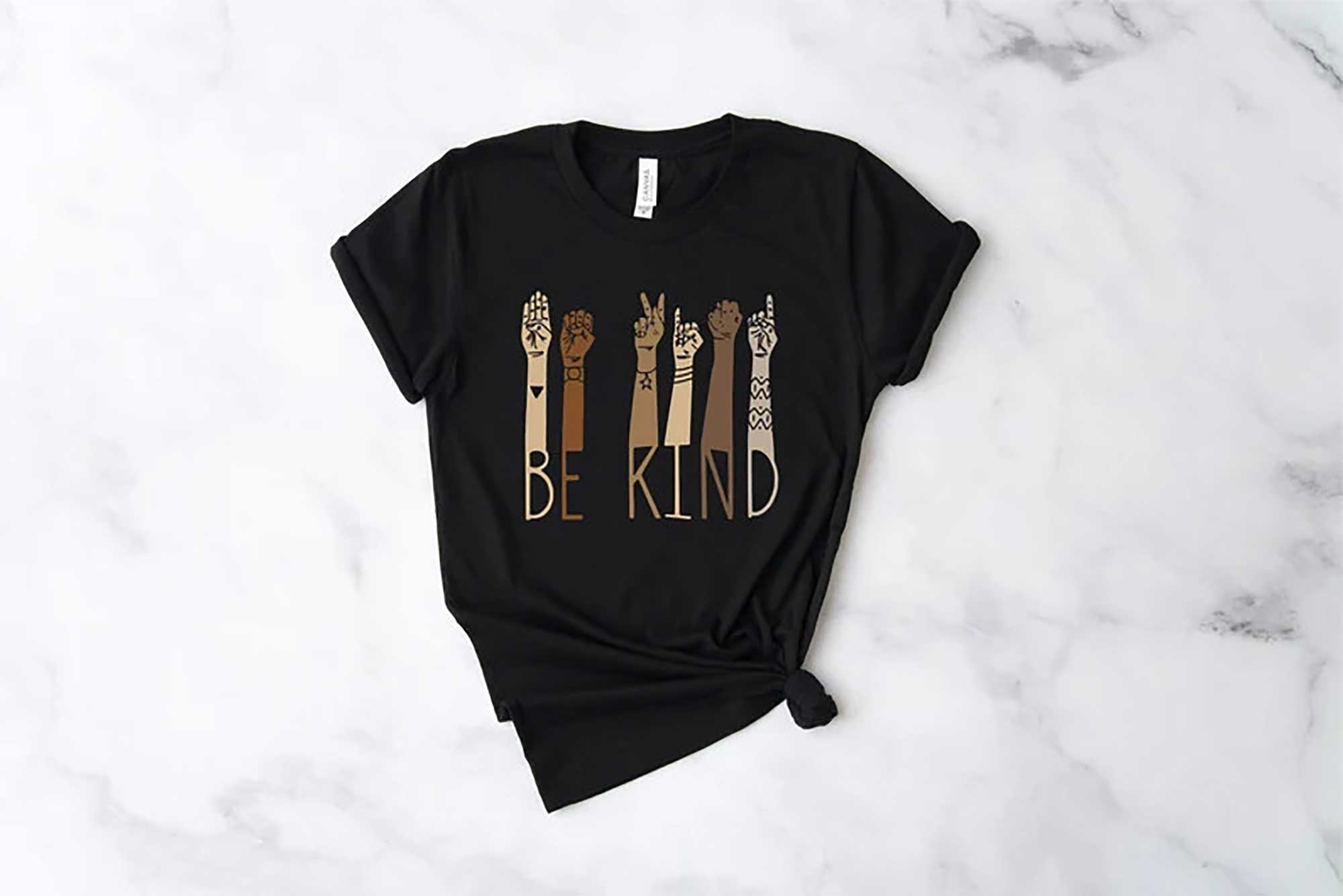 Skitongift Kindness Shirt, Be Kind Sign Language Shirt, Be Kind Shirt, Teacher Shirt, Anti Racism Shirt, Love Shirt Sign Language, Teachers Interpreter