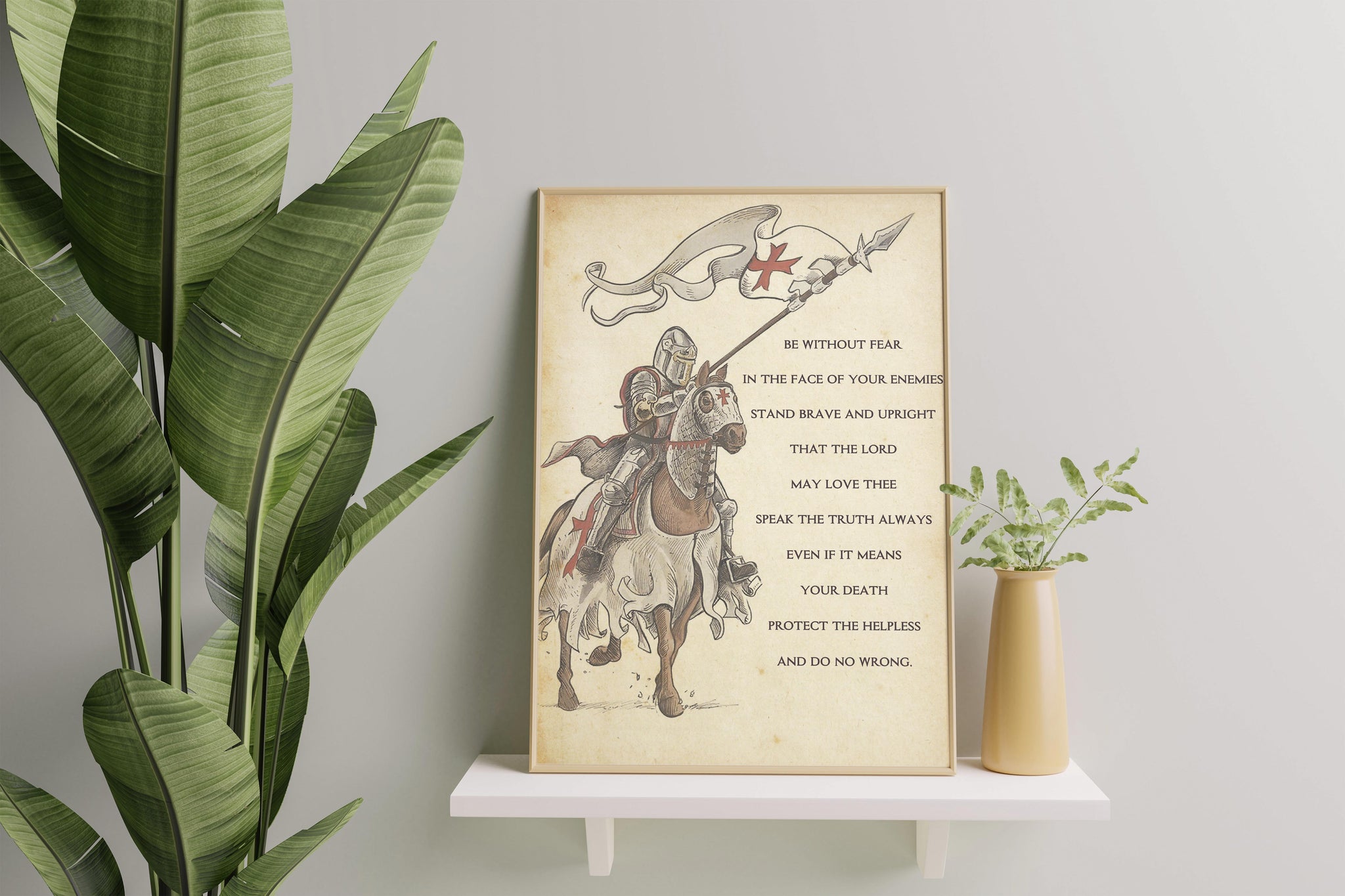 Knight Templar Be Without Fear Knight Templar Warrios-TT1708