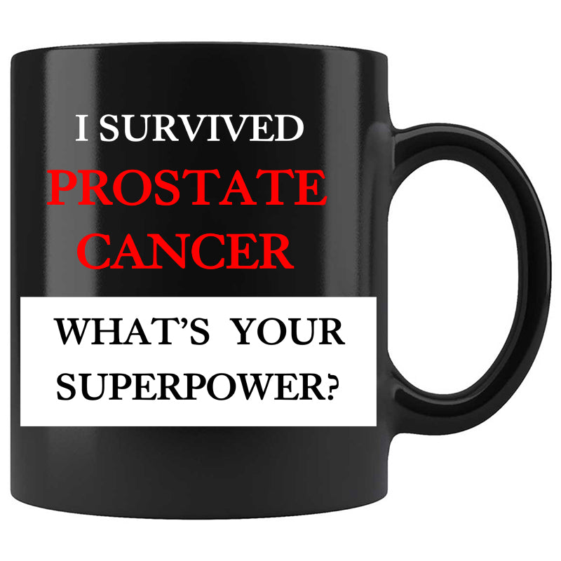 Skitongifts Funny Ceramic Coffee Mug For Birthday, Mother's Day, Father's Day, Christmas LH091221_I Survived Prostate Cancer
