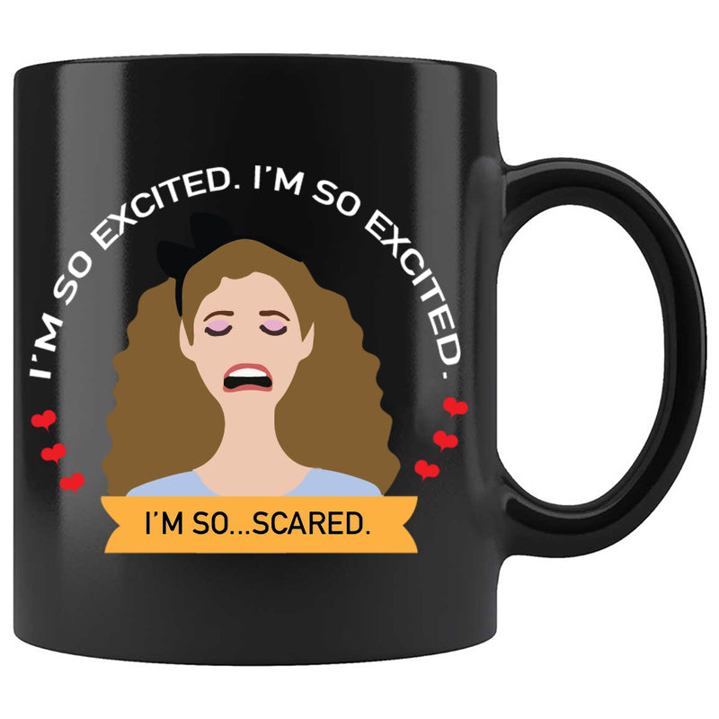Skitongifts Funny Ceramic Coffee Mug For Birthday, Mother's Day, Father's Day, Christmas LH131221_I'm So Excited
