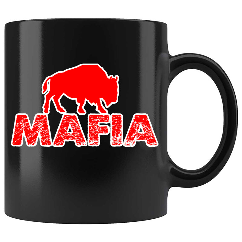 Skitongifts Funny Ceramic Coffee Mug For Birthday, Mother's Day, Father's Day, Christmas LH181221_The-Buffalo Mafia