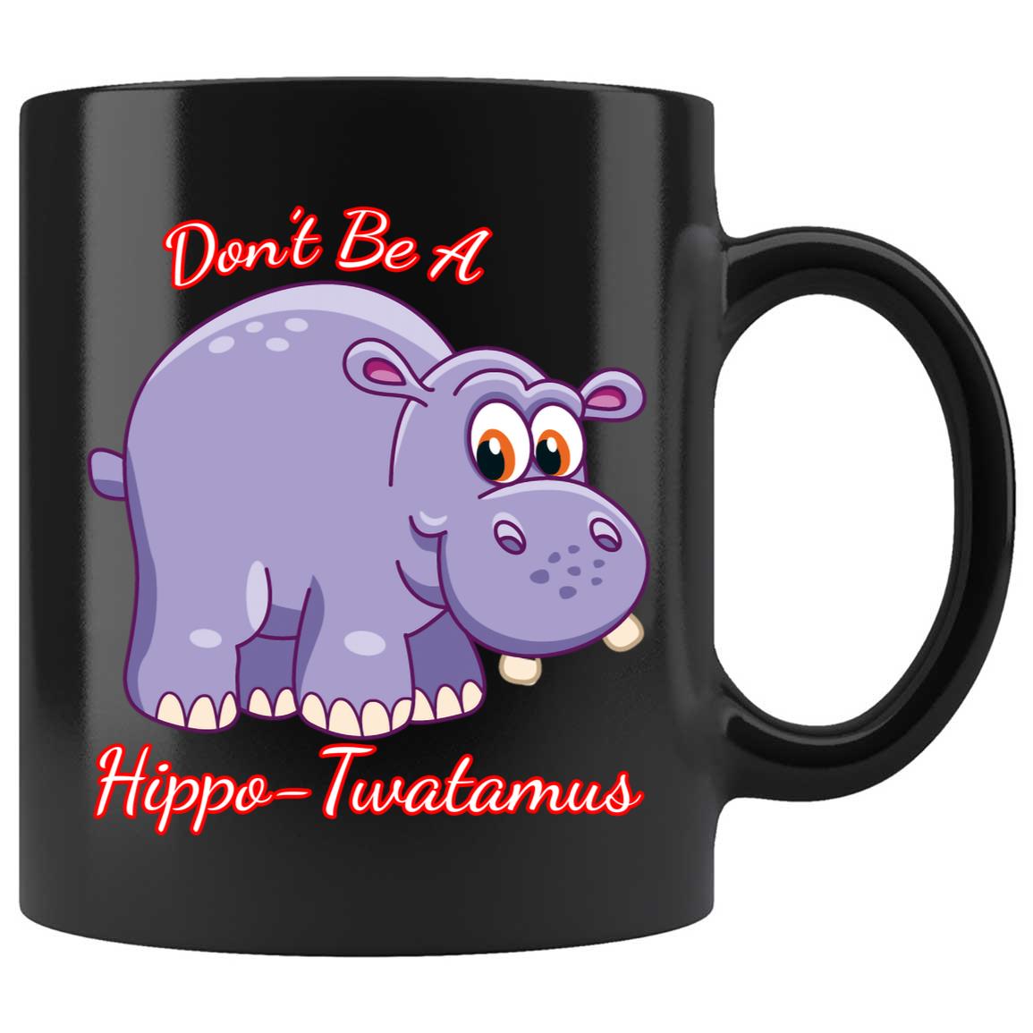 Skitongifts Funny Ceramic Coffee Mug For Birthday, Mother's Day, Father's Day, Christmas LH211221_Don't Be A Hippo 5Wt2T9C